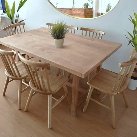 Mesa Comedor Ari Base Madera